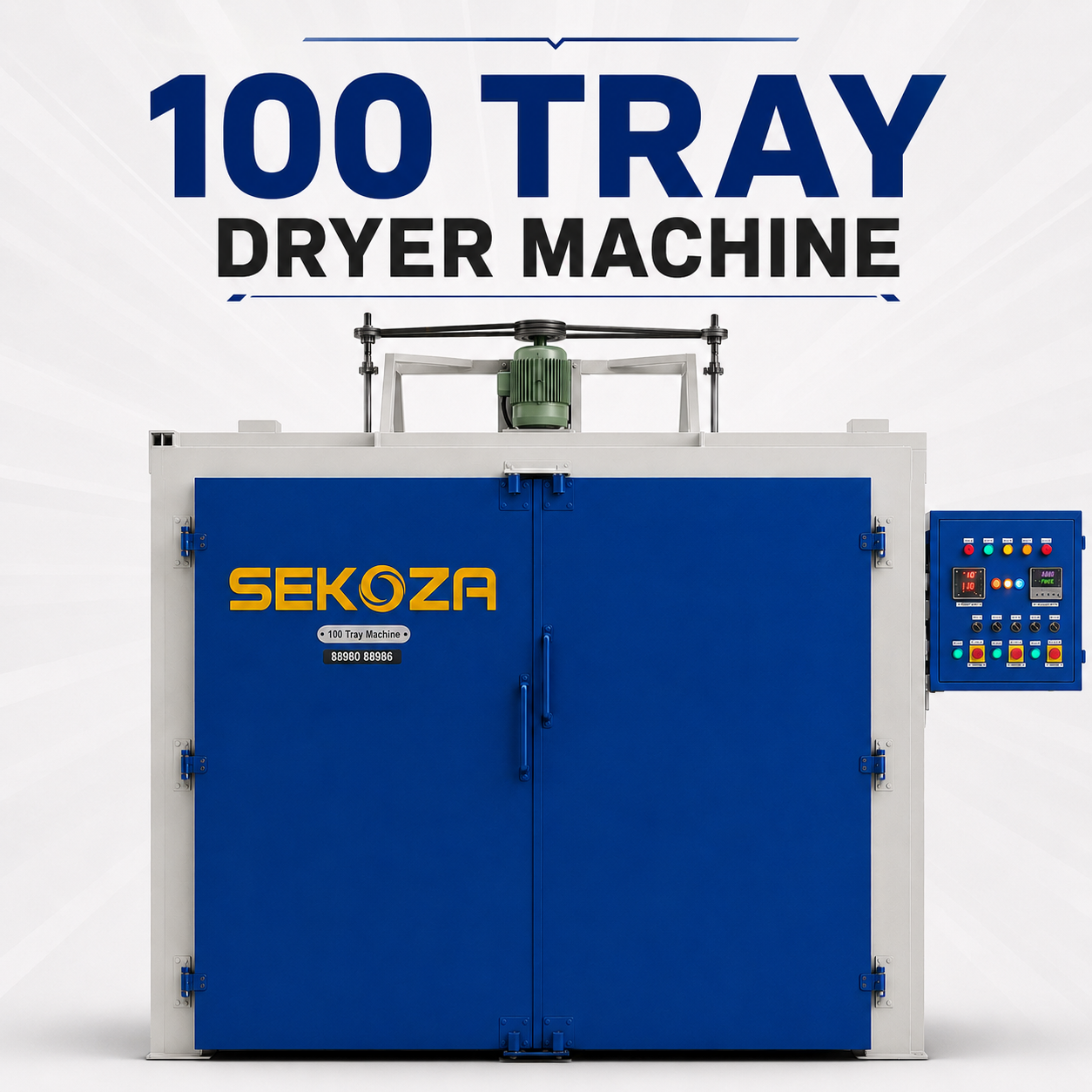SEKOZA 100 Tray Food Dryer Machine